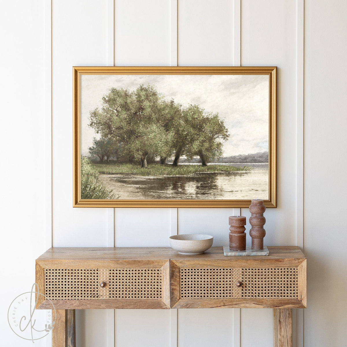 Lake Art | Wood Framed Canvas