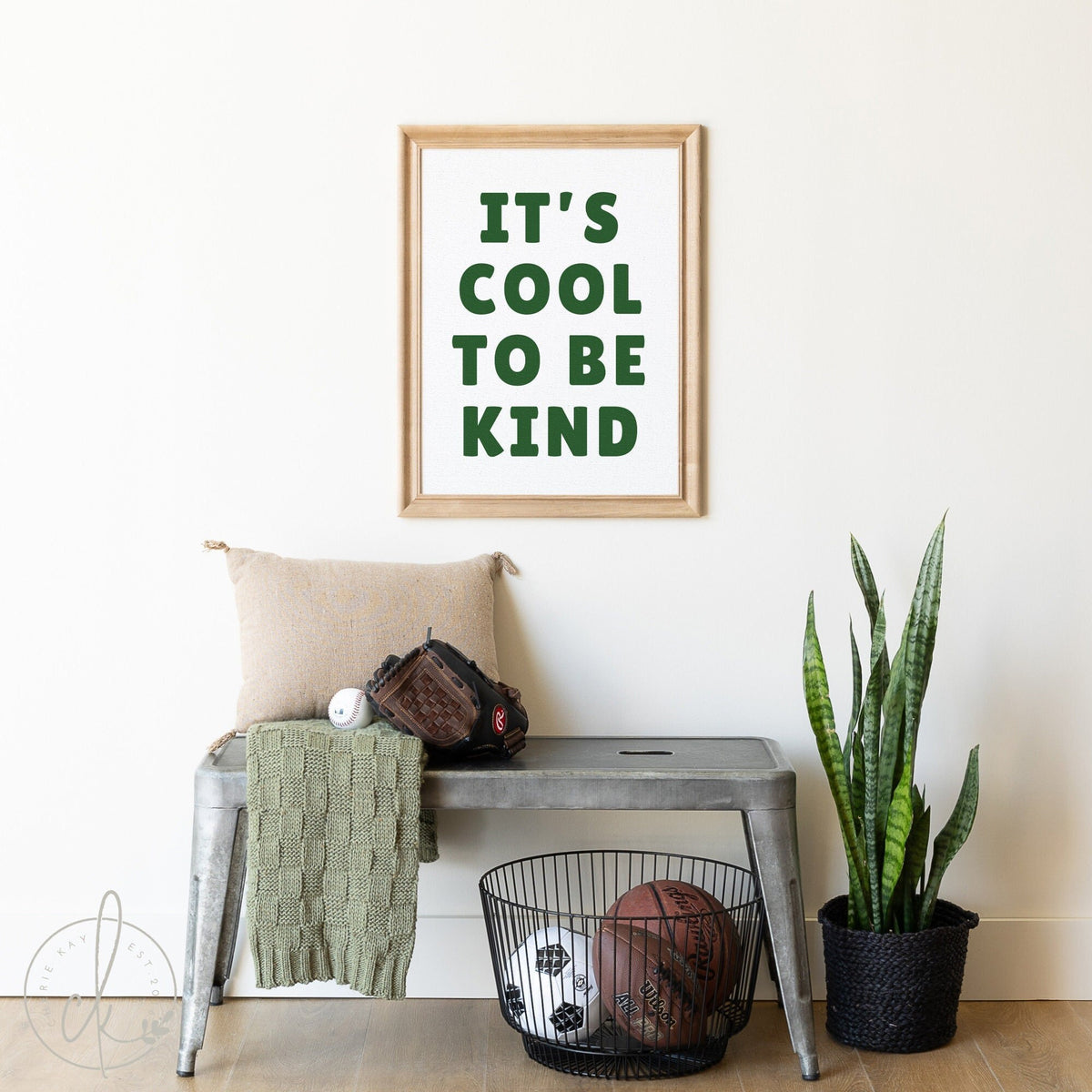 It’s Cool To Be Kind | Wood Framed Canvas