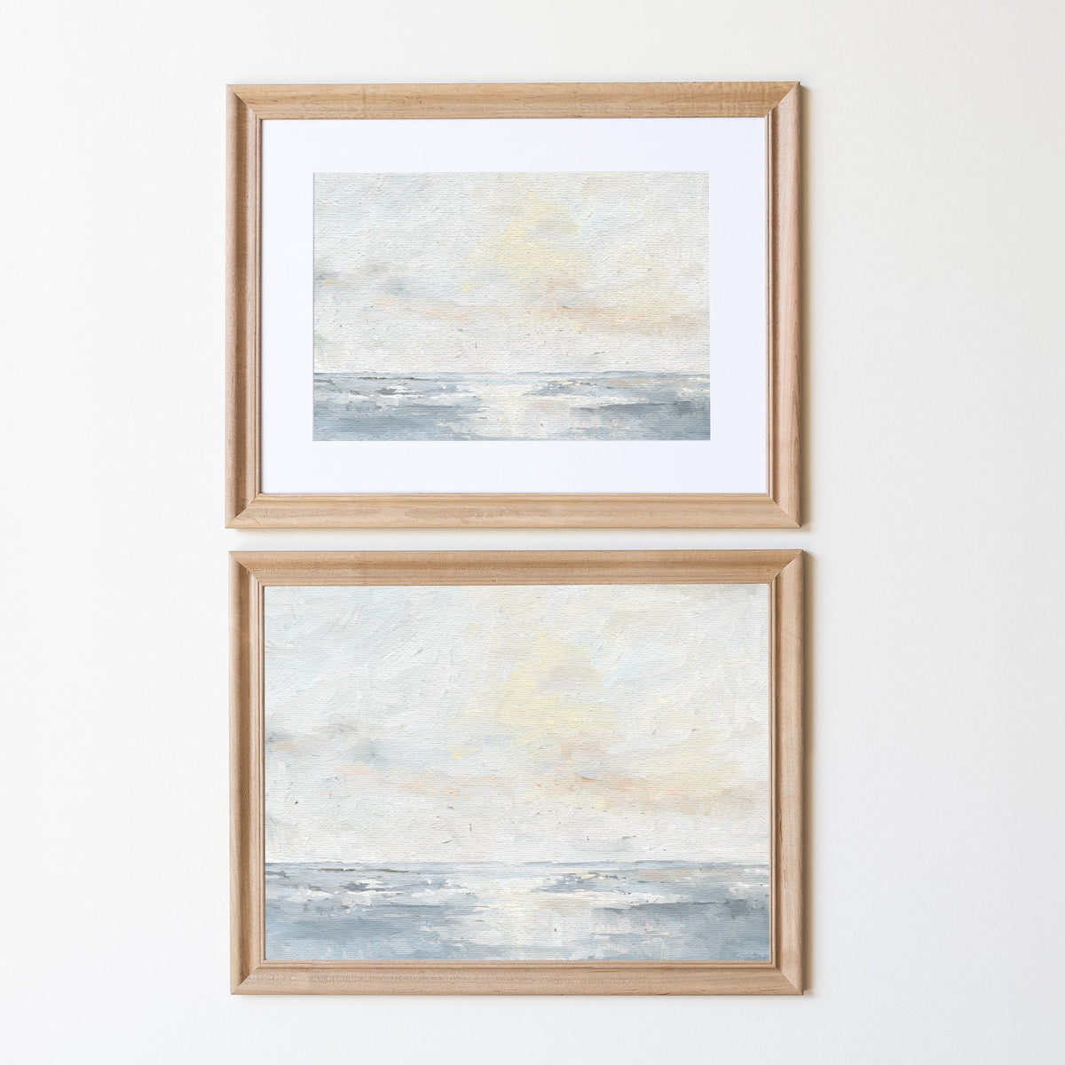 Ocean Sunrise Painting | Wood Framed Canvas | N207