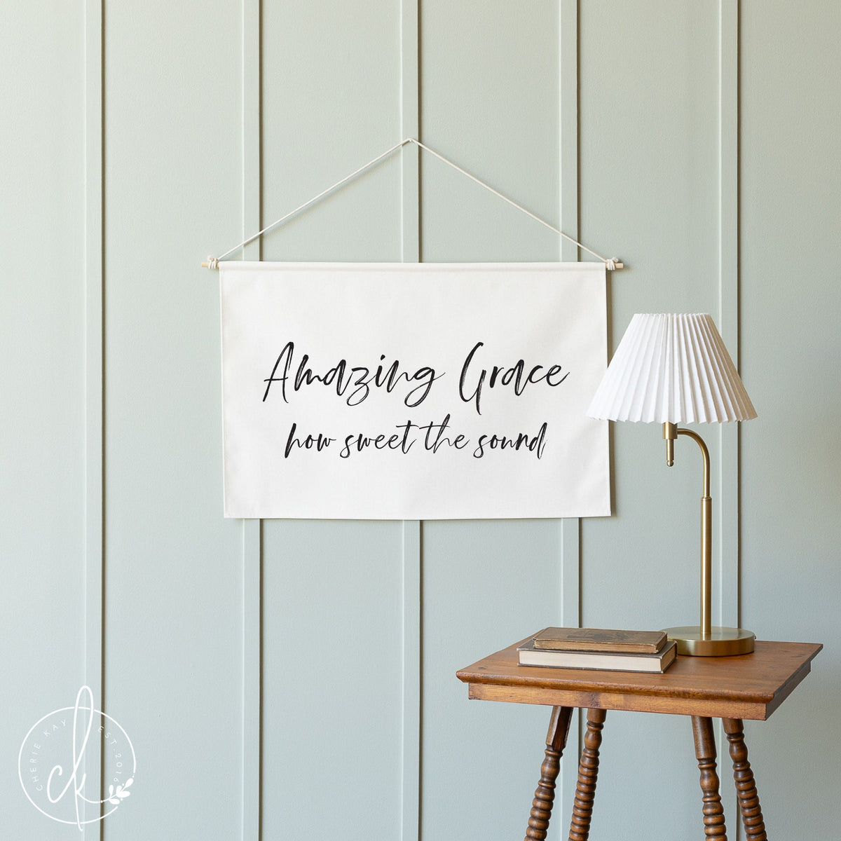 Christian Wall Art | Amazing Grace How Sweet the Sound Canvas | Inspirational Christian Decor | Encouraging Scripture Wall Hanging | 17