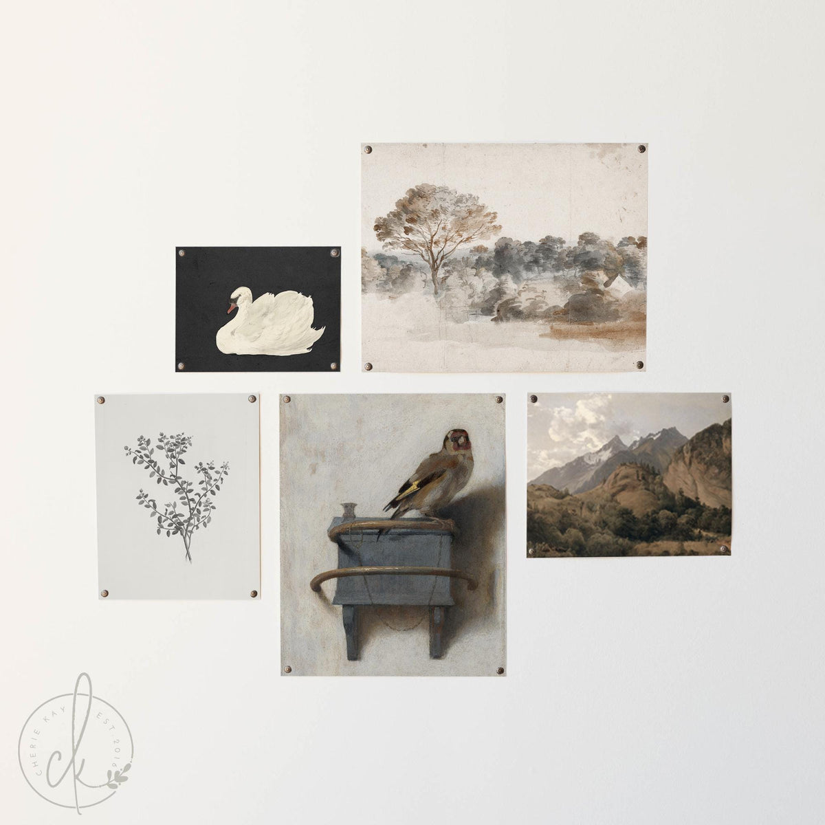 Bird &amp; Landscape Art Prints | Gallery Wall Decor | G2