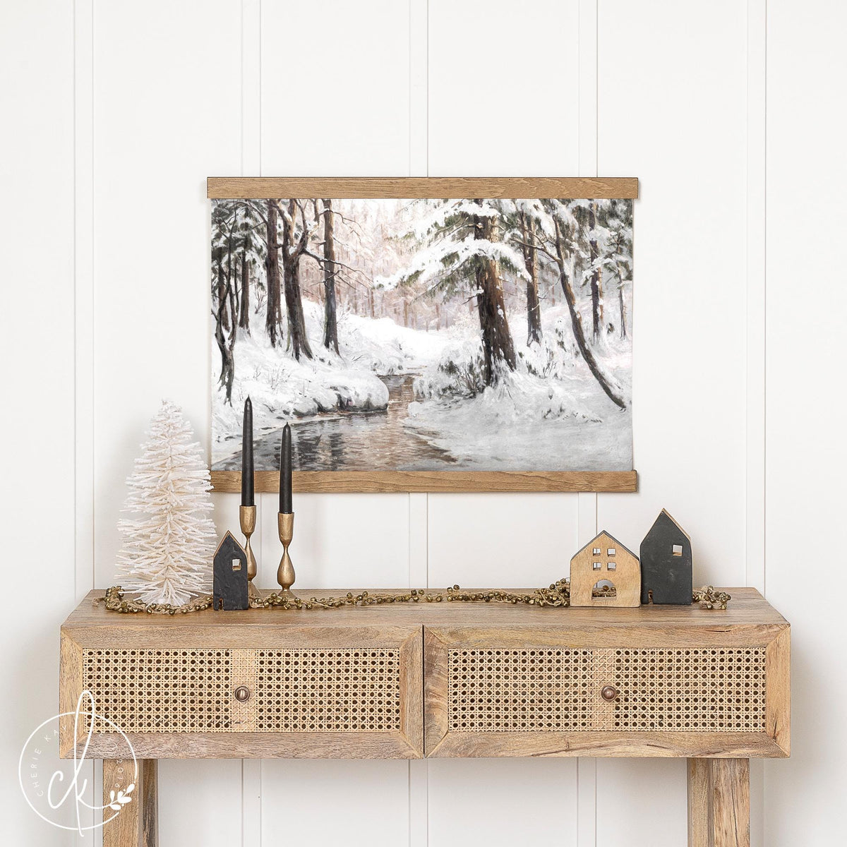 Snowy Forest Painting | T11