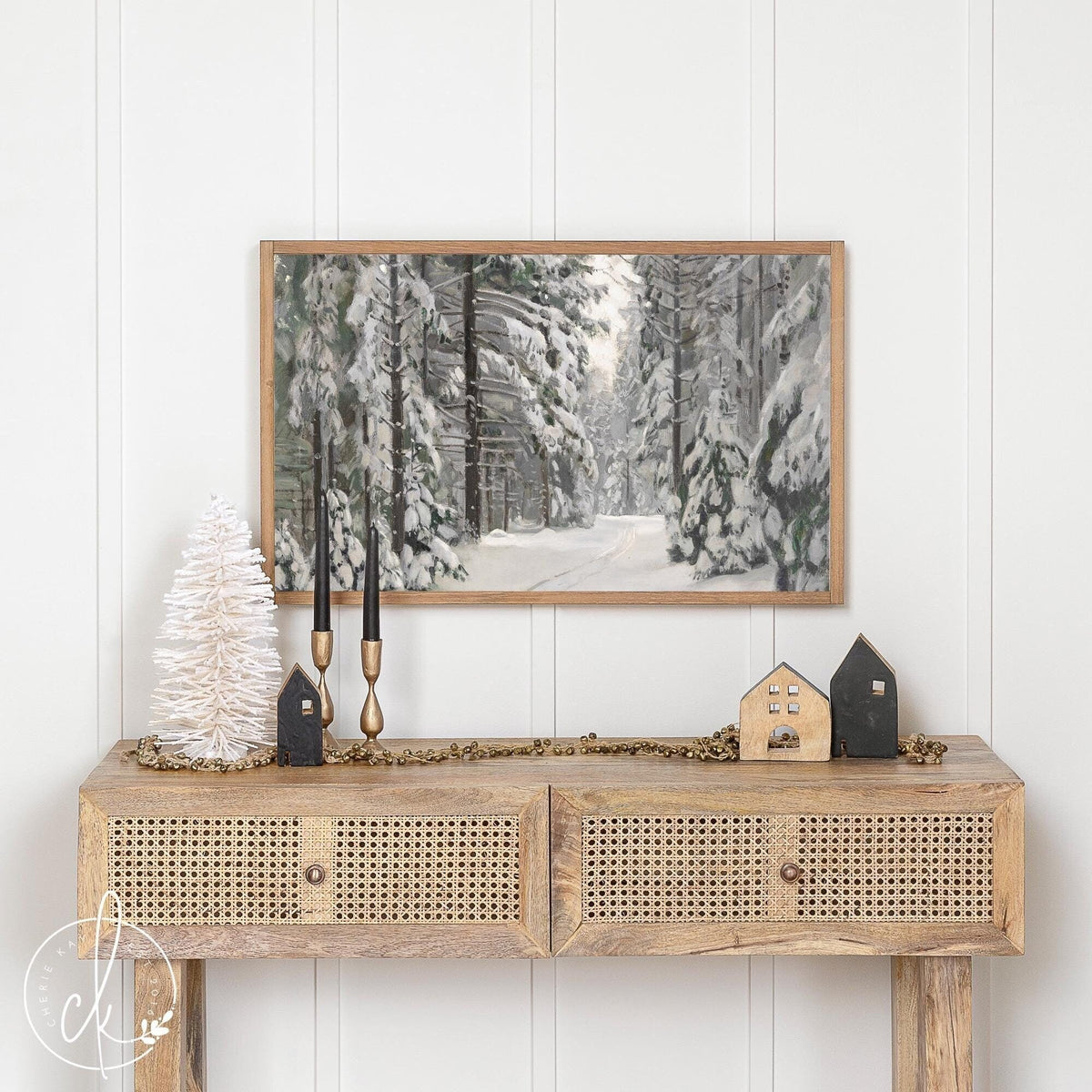 Winter Pine Painting | W60