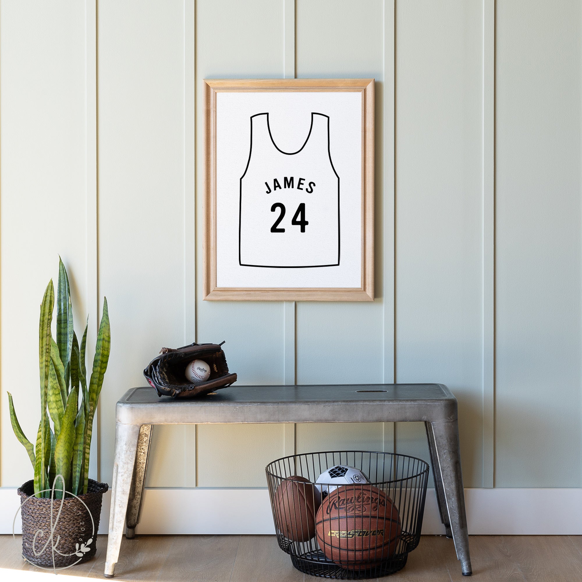 Customized Basketball outlet Jersey. Basketball jersey wall art, back-lit sign, retired basketball jersy wall art